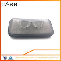 Original factory unique and personalized EVA pencil/sunglasses case custom logo with zipper