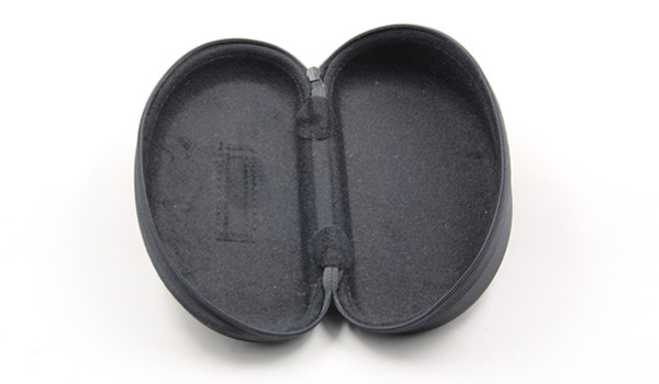 Hottest Factory Price black fabric EVA zipper sunglass case with logo