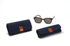 Canvas glasses case soft bag, available in two sizes,