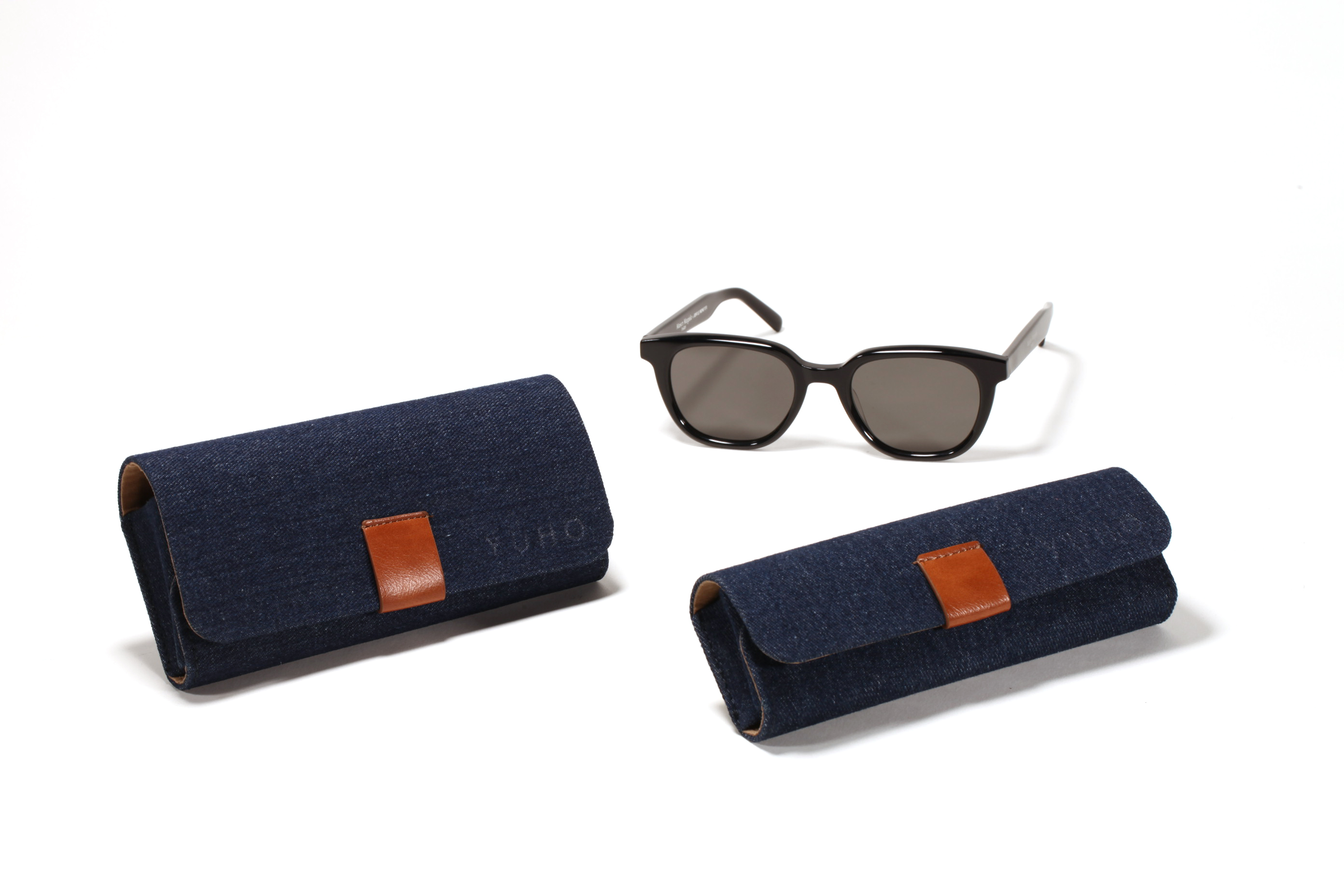 Canvas glasses case soft bag, available in two sizes,