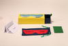 Glasses carton set, including double cord pocket, paper card, instruction manual