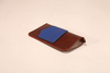 The two types are eyeglasses leather case, leather material, fine line, and a small sandwich on the back can be put into the eyeglasses cloth