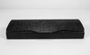 A brown wood grain glasses handmade box, fine workmanship