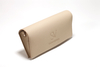 A milky white glasses box soft bag, fine workmanship