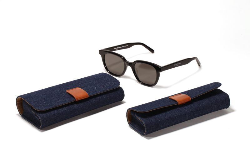 Canvas glasses case soft bag, available in two sizes,