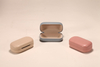 Three types of small glasses case, the appearance is very cute, small and exquisite,