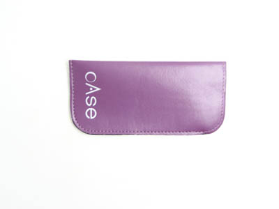 Printed or embossed reading glasses pouch F122