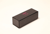 A hand-folded eyeglass case set printed with a pink LOGO, which includes eyeglass cloth,