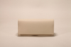 A milky white glasses box soft bag, fine workmanship