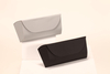 Hand-made glasses case in three colors, material fog leather,