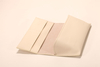 A milky white glasses box soft bag, fine workmanship