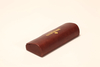A brown wood grain glasses handmade box, fine workmanship