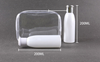 Transparent pvc zipper bag spot Sewing waterproof gift cosmetic packaging bag environmental stereo storage bag set