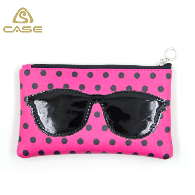 2017 Fashion zipper sunglasses bag LB73
