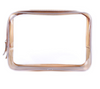 Transparent PVC cosmetic bag waterproof travel large capacity wash bag jelly PVC bag