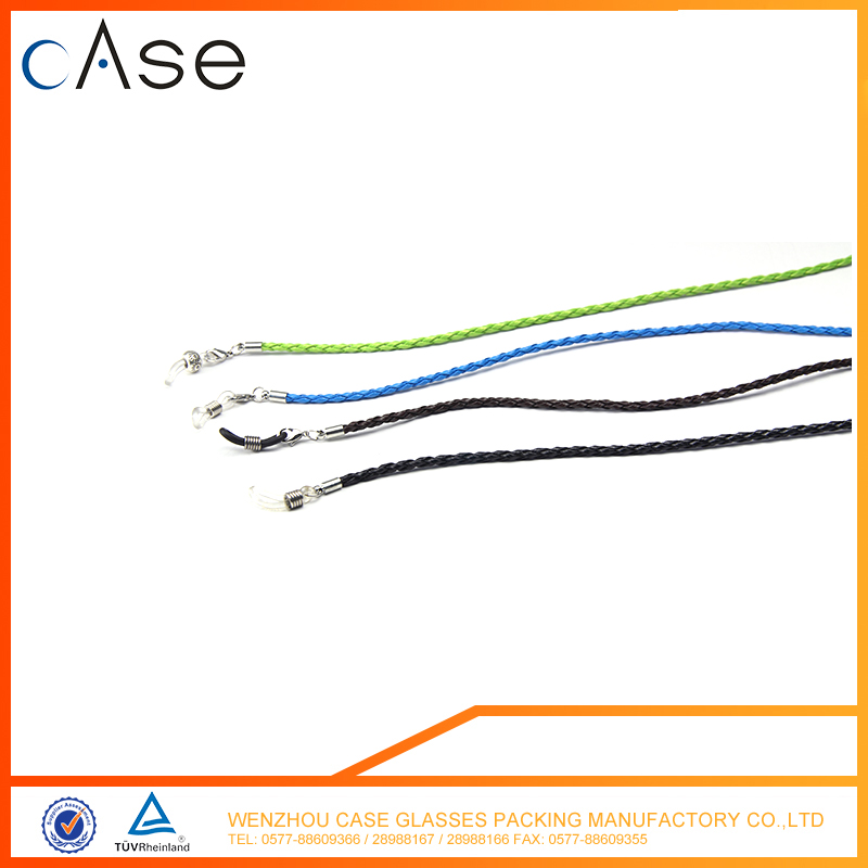 E40 High-quality glasses leather cord