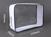 PVC cosmetics bag transparent waterproof PVC bag stereoscopic cosmetics gift bag portable travel receipt bag