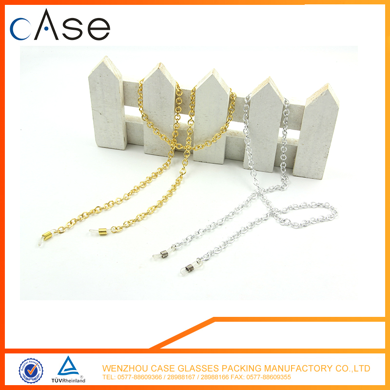 E146 WenZhou gold anodized aluminum chain for glasses