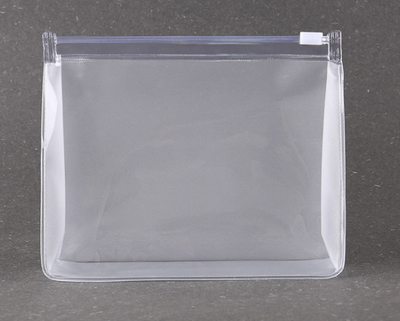 Transparent pvc bag zipper bag hot pressed pvc cosmetic bag waterproof cosmetic sample storage bag spot