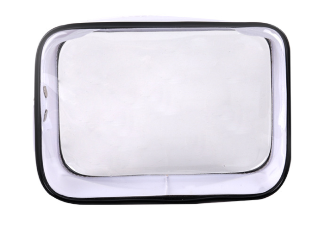 PVC cosmetics bag transparent waterproof PVC bag stereoscopic cosmetics gift bag portable travel receipt bag