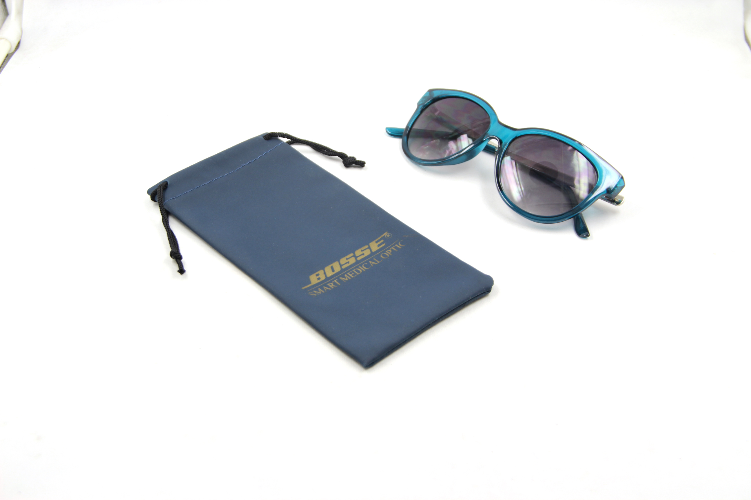 Brand new drawstring sunglasses pouch bag