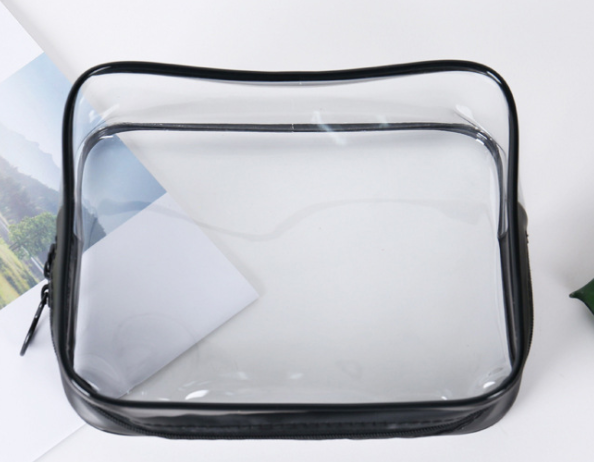 Transparent PVC cosmetic bag multi-functional gift cosmetic bag zipper waterproof travel bag