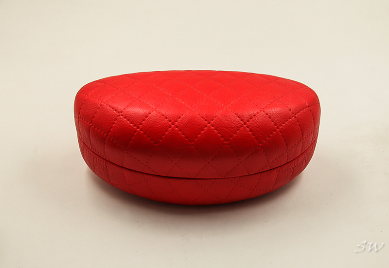 2021 Glasses Case Sunglasses Semicircular Red Glasses Case