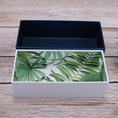 Reading glasses inside the outer packing box rectangular world cover glasses packing paper box