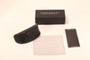 Glasses case set, including a paper box, an instruction manual, and a glasses cloth.
