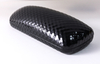 2021 Glasses Case Sunglasses Case Black Printed in The Shape of A Diamond Grid