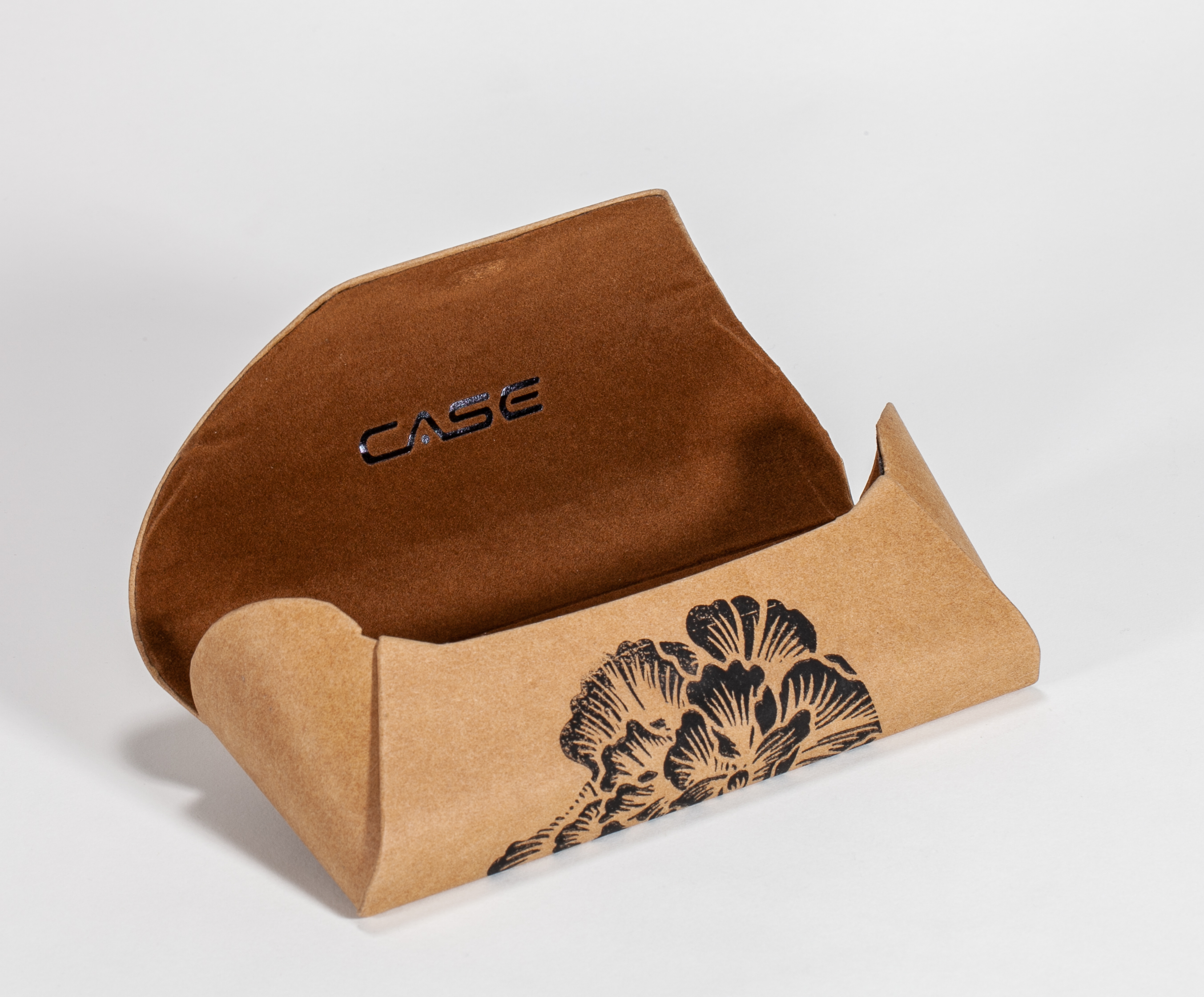 Eyeglass Case Hard Shell, Portable Sunglass Case, fashionable Kraft Paper Eyeglass Case, Lightweight