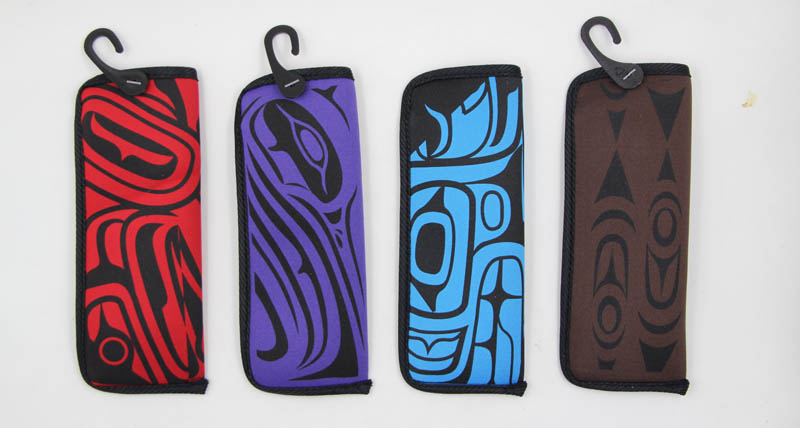 multicolor reading eyeglasses pouch with black full printing F20-3 multicolor reading eyeglasses pouch with black full printing F20-3