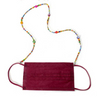 1 colored glass bead glasses lanyard chain