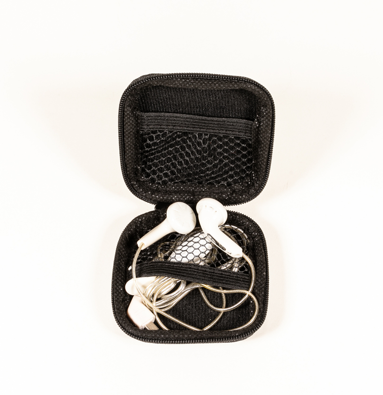 Headphones Case, Portable Storage Bags Travel Carrying Case for Bluetooth Wireless Headphones, Cords