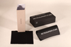 Glasses case set, including paper sleeve, paper box, lens cloth