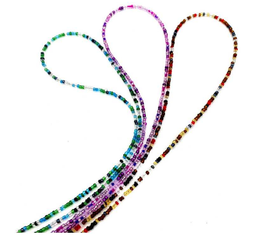Three styles of glass bead glasses rope, practical
