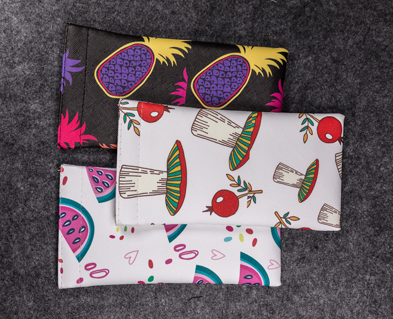In 2021, Three Types of Sunglasses Pocket, Printed with Cartoon Pattern of Glasses Bag, Beautiful Charming And Lovely