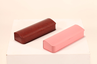 Eyeglass Case Hard Shell Portable Sunglass Case Fashionable PU Leather Eyeglass Protective Case