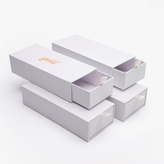 White light plate glasses paper box Drawer box