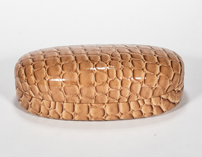 2021 Glasses Case Sunglasses Brown Wood Grain Glasses Case