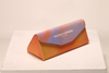 Triangle Folding Sunglasses Case with Oxford fabric；Reading Glasses Box Foldable Triangle Spectacle Case