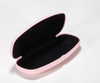 Sunglasses Case Hard Shell Pink Leather Eyewear Box