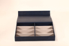 An elegant 8 - pair leather glasses display box, stylish and protective.