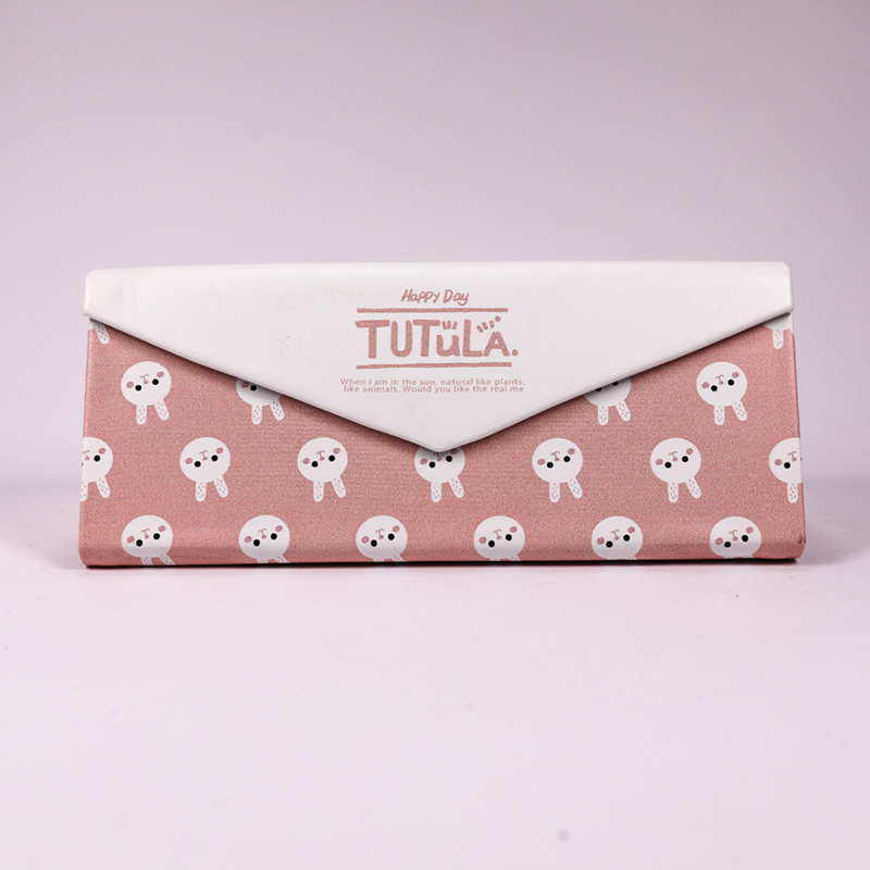 2021 Sunglasses, Cartoon Print, 6 Styles, Detachable, Triangular Handmade Glasses Case.The Pattern Is Lovely, Charming, Fresh And Refined