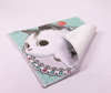 2021 Wipe Cloth, Printed with A Small White Cat Pattern of Eyeglass Cloth, Lovely, Charming