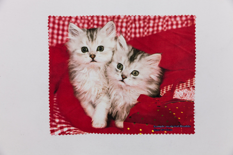 2021 Wipe Cloth, Eyewear Cloth Printed with Persian Cat Pattern
