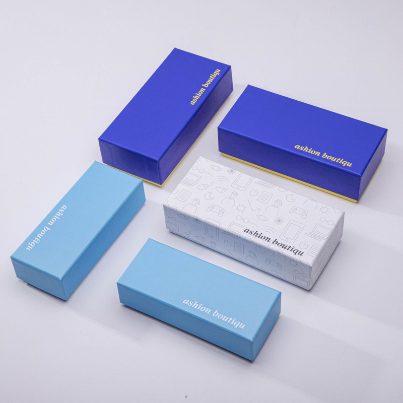 Sunglasses gift box exquisite packaging box heaven and earth cover glasses paper box