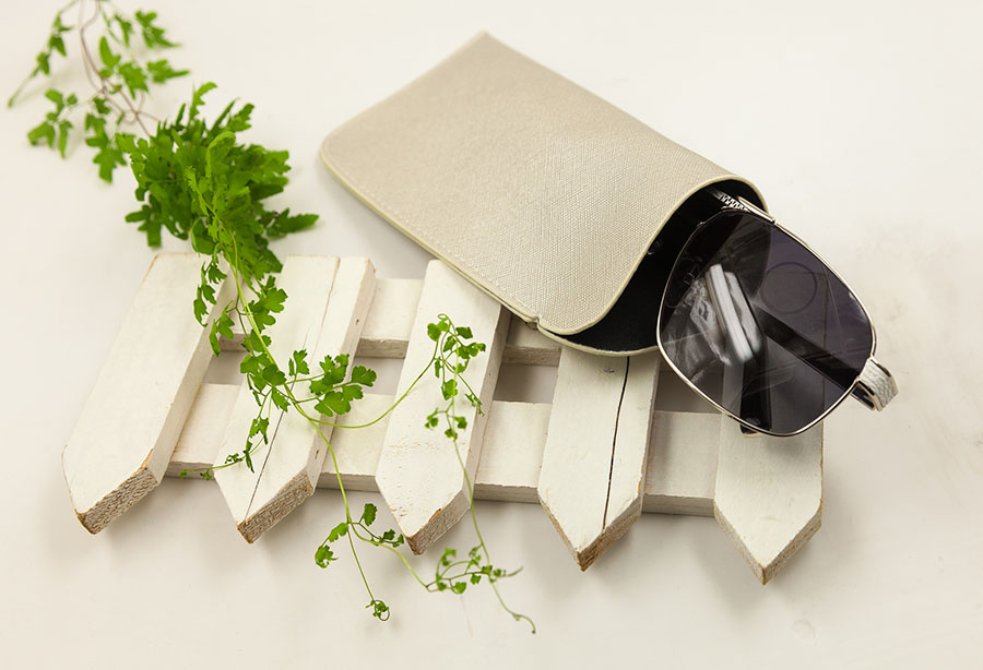 2021 Sunglasses, White Leather Glasses, Simple And Clear