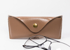 2021 Glasses Case A Brown Eyeglass Case That Looks Like A Leather Bag