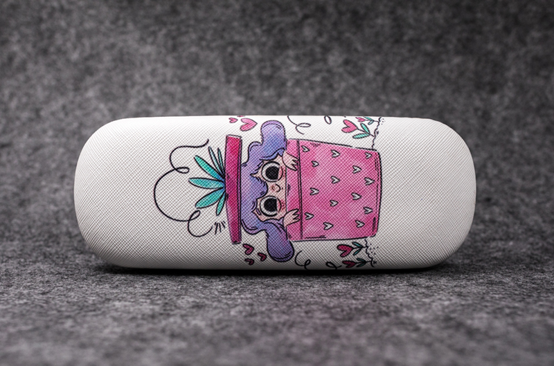 2021 Glass Box Sunglasses Six Colorful Cartoon Glasses Boxes, Lovely Elegant Atmosphere of High Grade